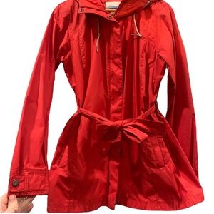 Red Columbia Rain Jacket